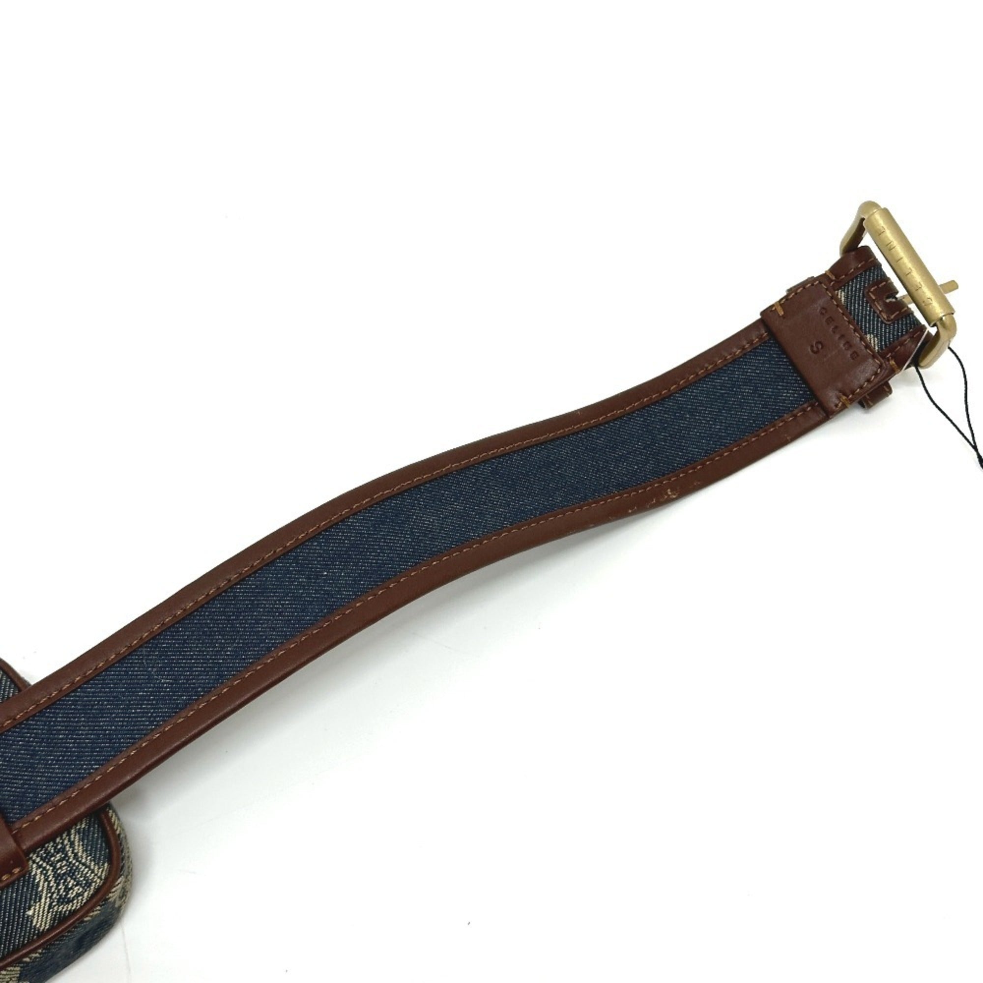 Celine Blue Denim Fanny Pack Pouch
