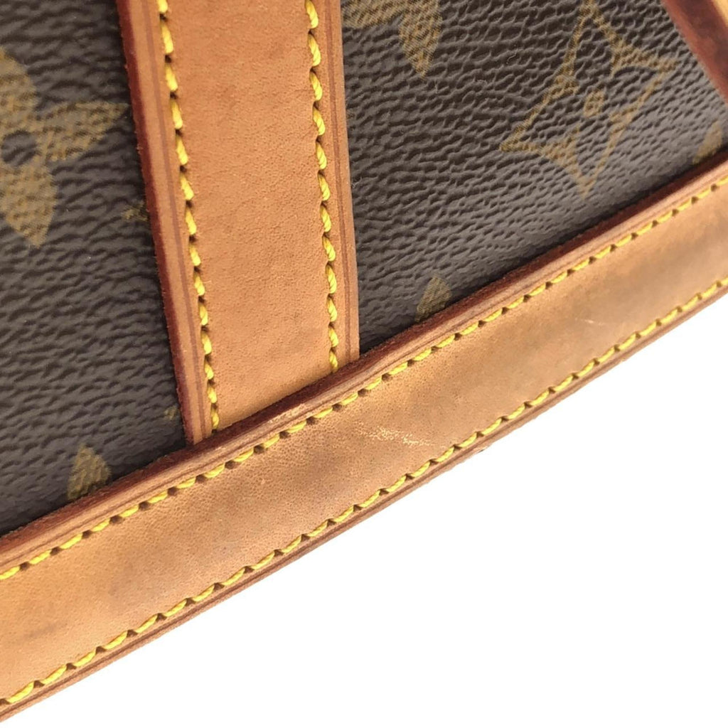 Louis Vuitton Brown Coated Canvas Handbag