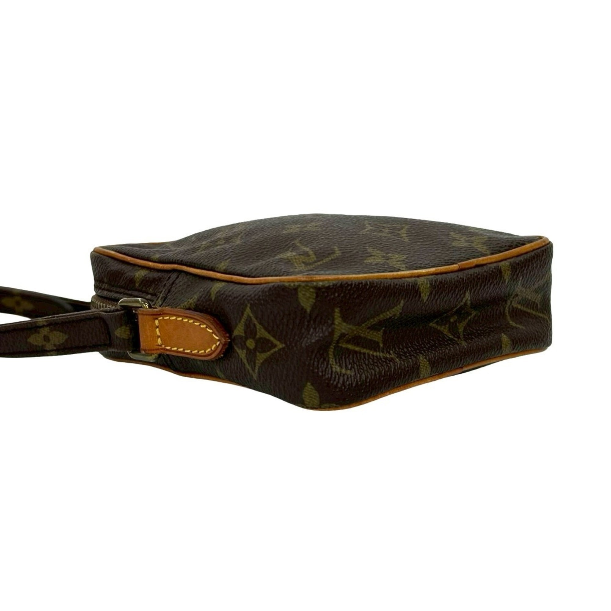 Louis Vuitton Brown Leather Pvc Pochette Shoulder Bag