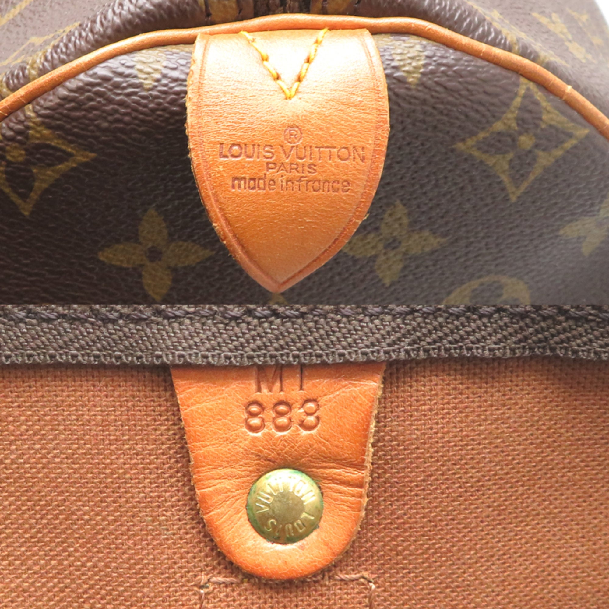 Louis Vuitton Brown Monogram Boston Bag