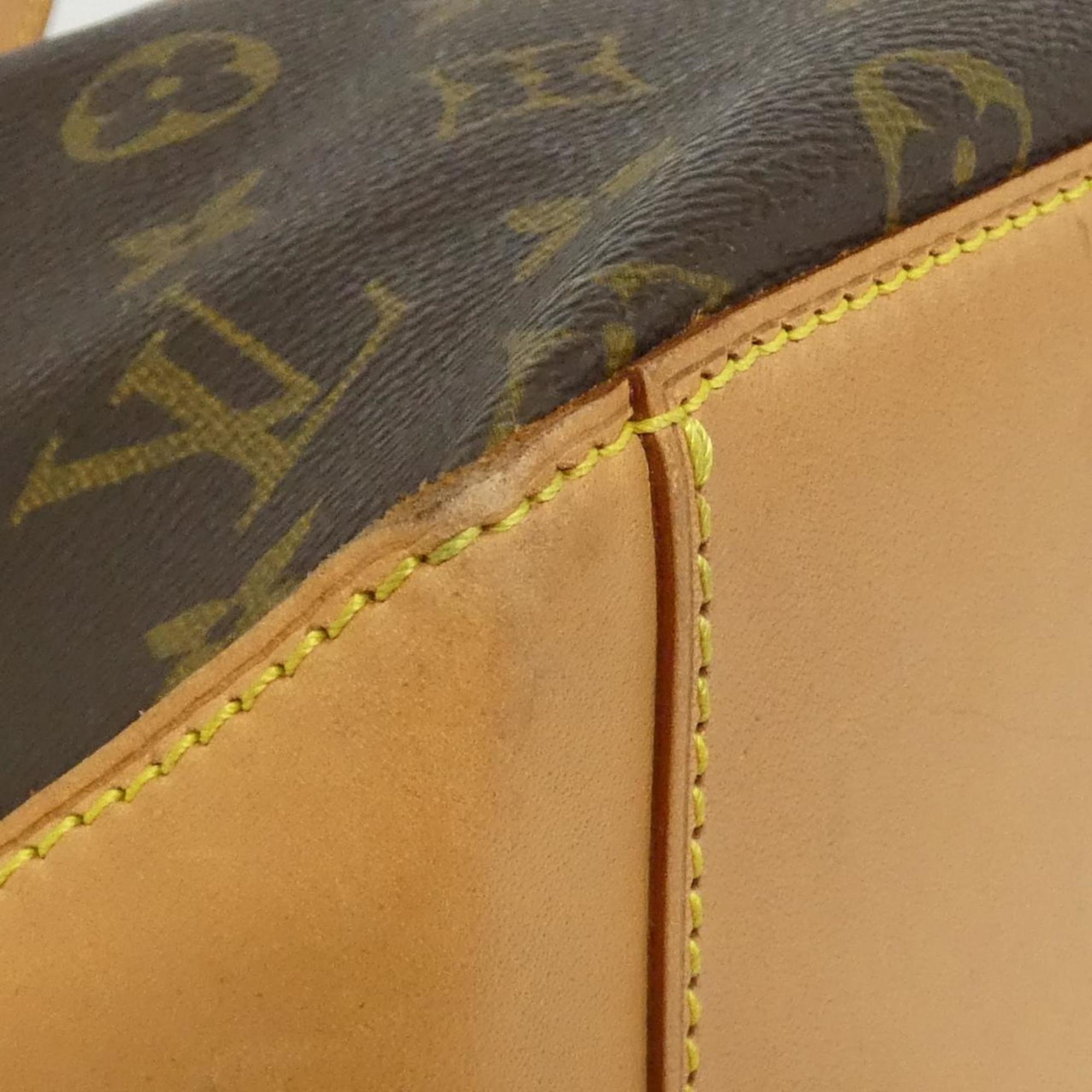 Louis Vuitton Marron Coated Canvas Handbag