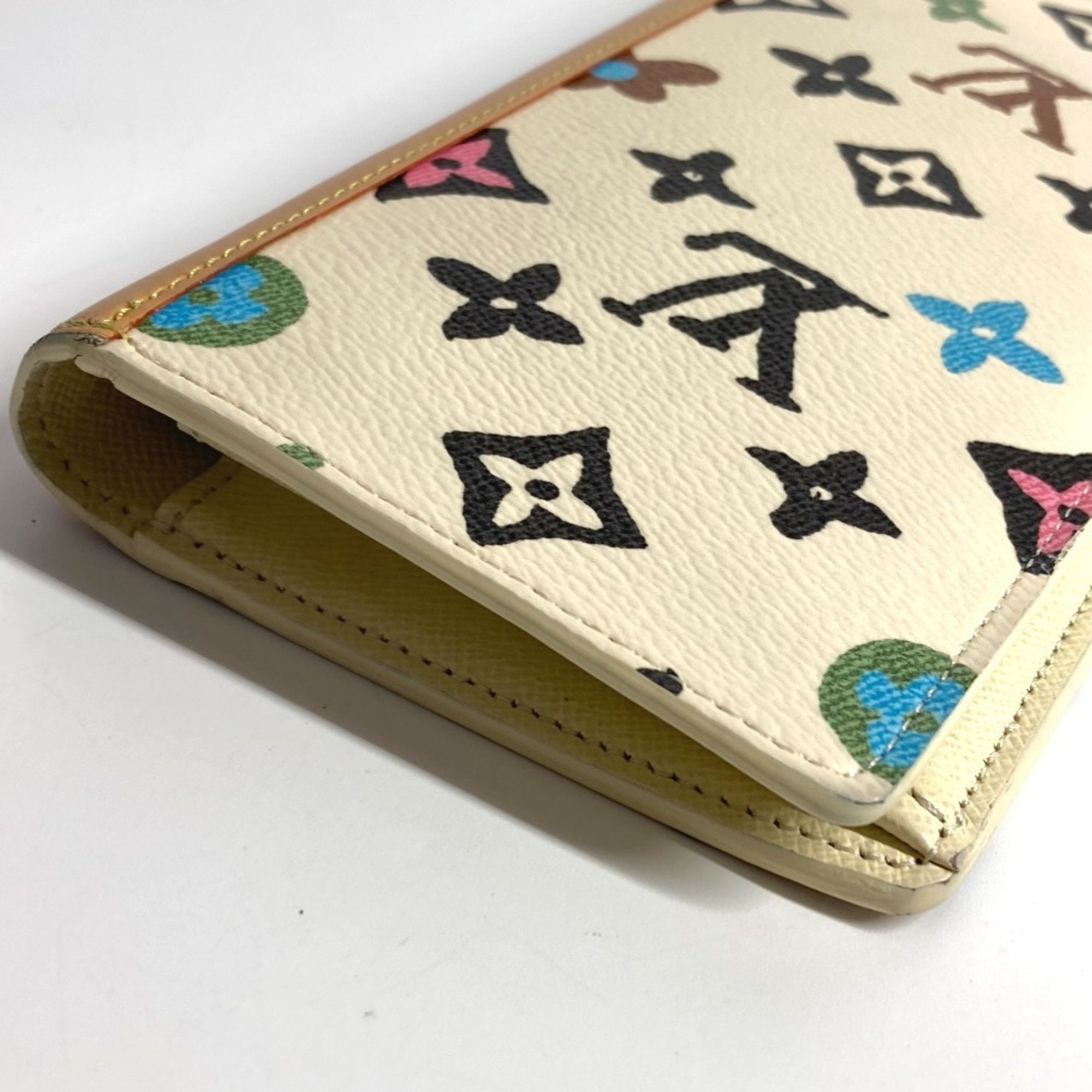 Louis Vuitton Monogram Multi-Color White Monogram Long Wallet