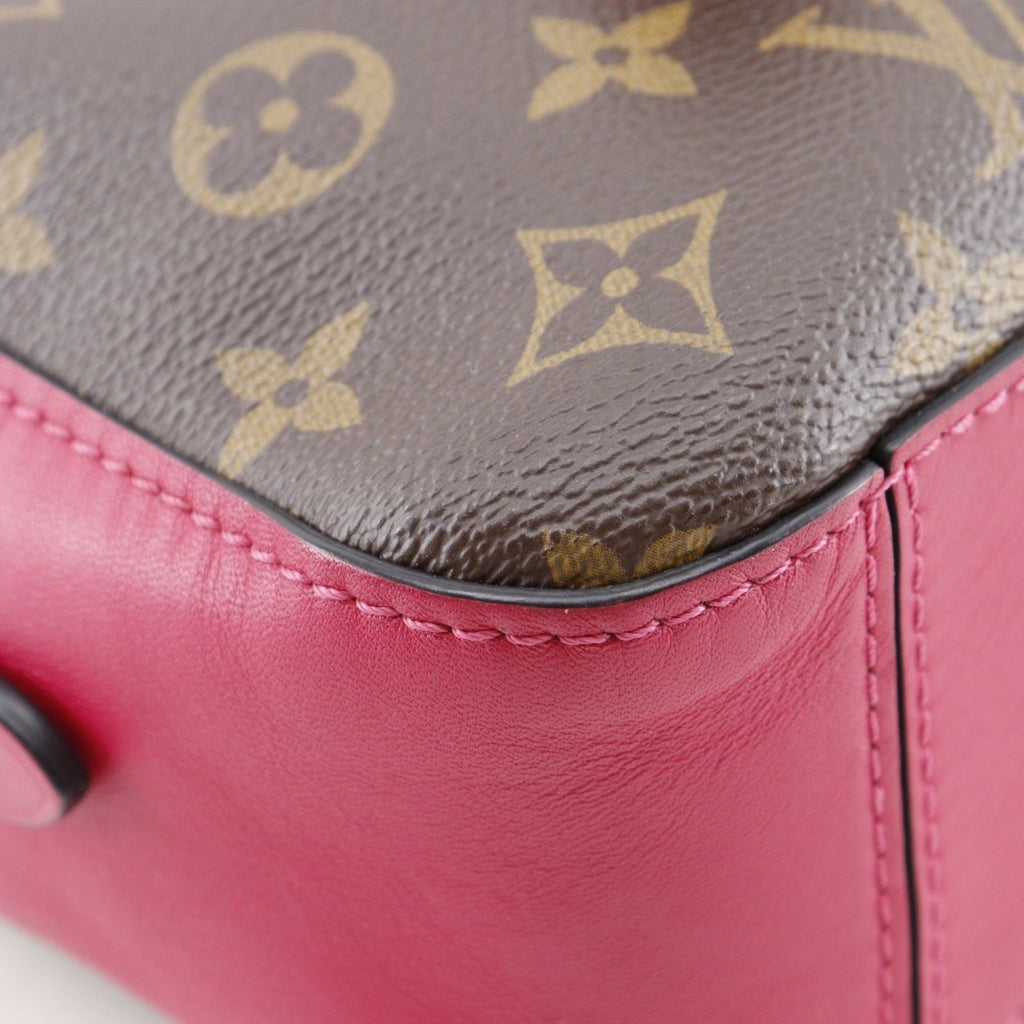 Louis Vuitton Brown Red Color Monogram Shoulder Bag