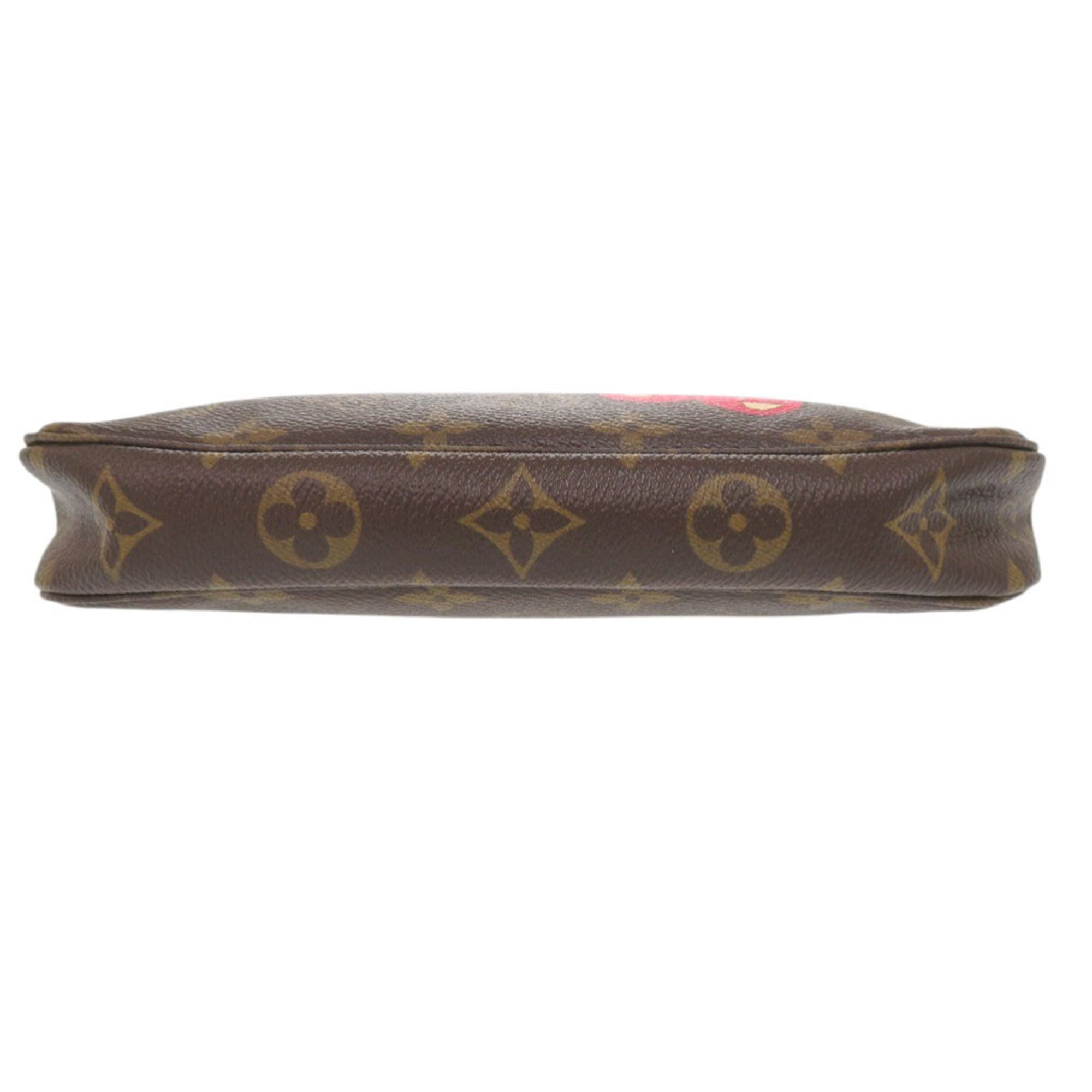 Louis Vuitton Brown Monogram Cherry Monogram Canvas Pochette Pouch