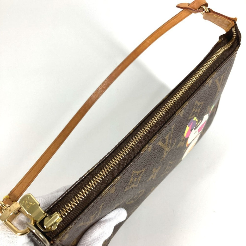Louis Vuitton Brown Monogram Panda Multi-Color Monogram Handbag Pouch Shoulder Bag