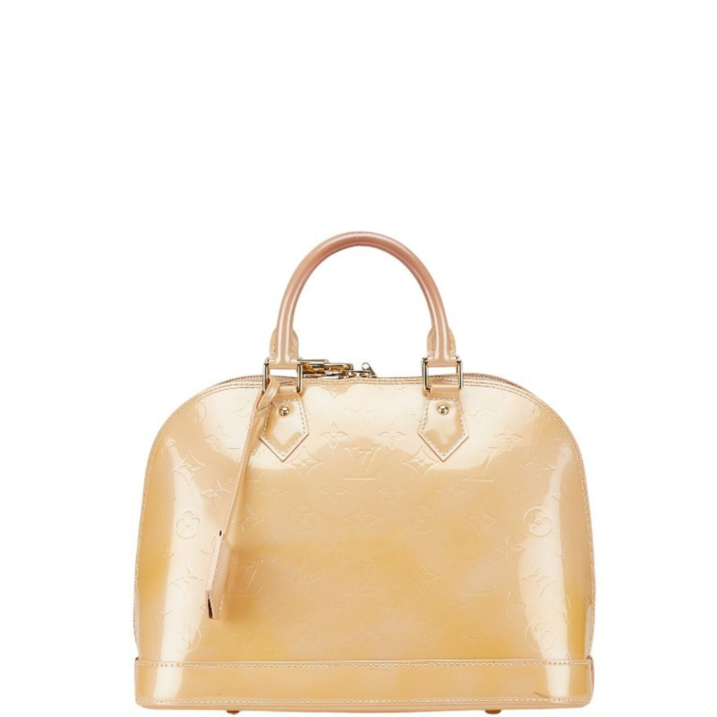 Louis Vuitton Beige Poodle Monogram Vernis Handbag