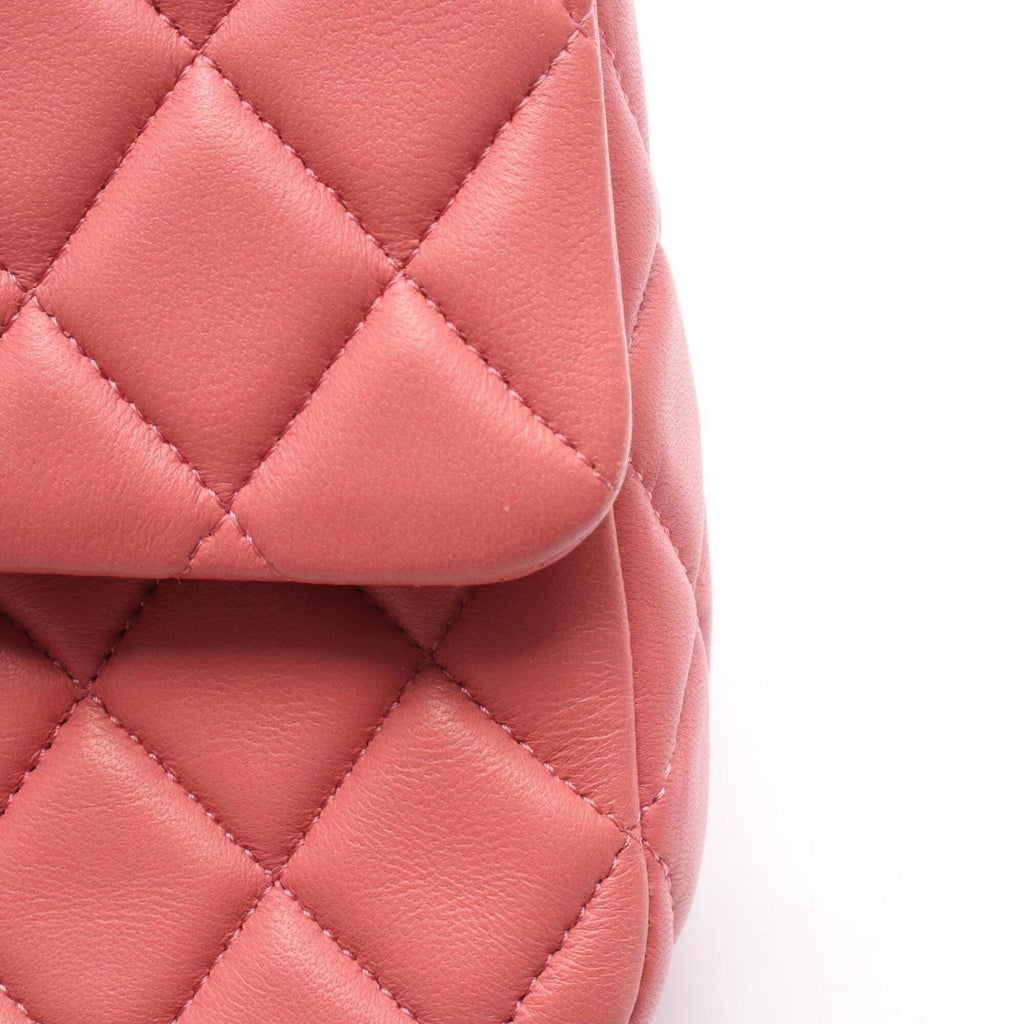 Chanel Pink Leather Handbag Shoulder Bag
