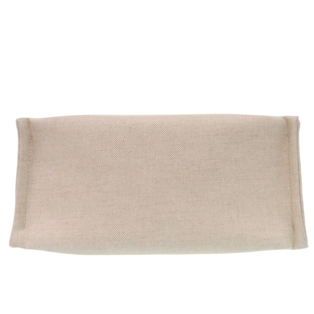 Gucci Beige Canvas Leather Handbag (Pre-Owned)