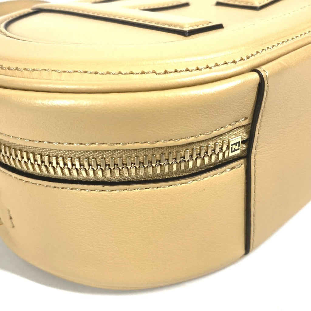Fendi Beige Leather Handbag Shoulder Bag