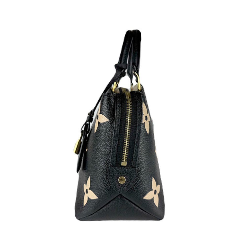 Louis Vuitton Beige Black Monogram Empreinte Handbag Shoulder Bag