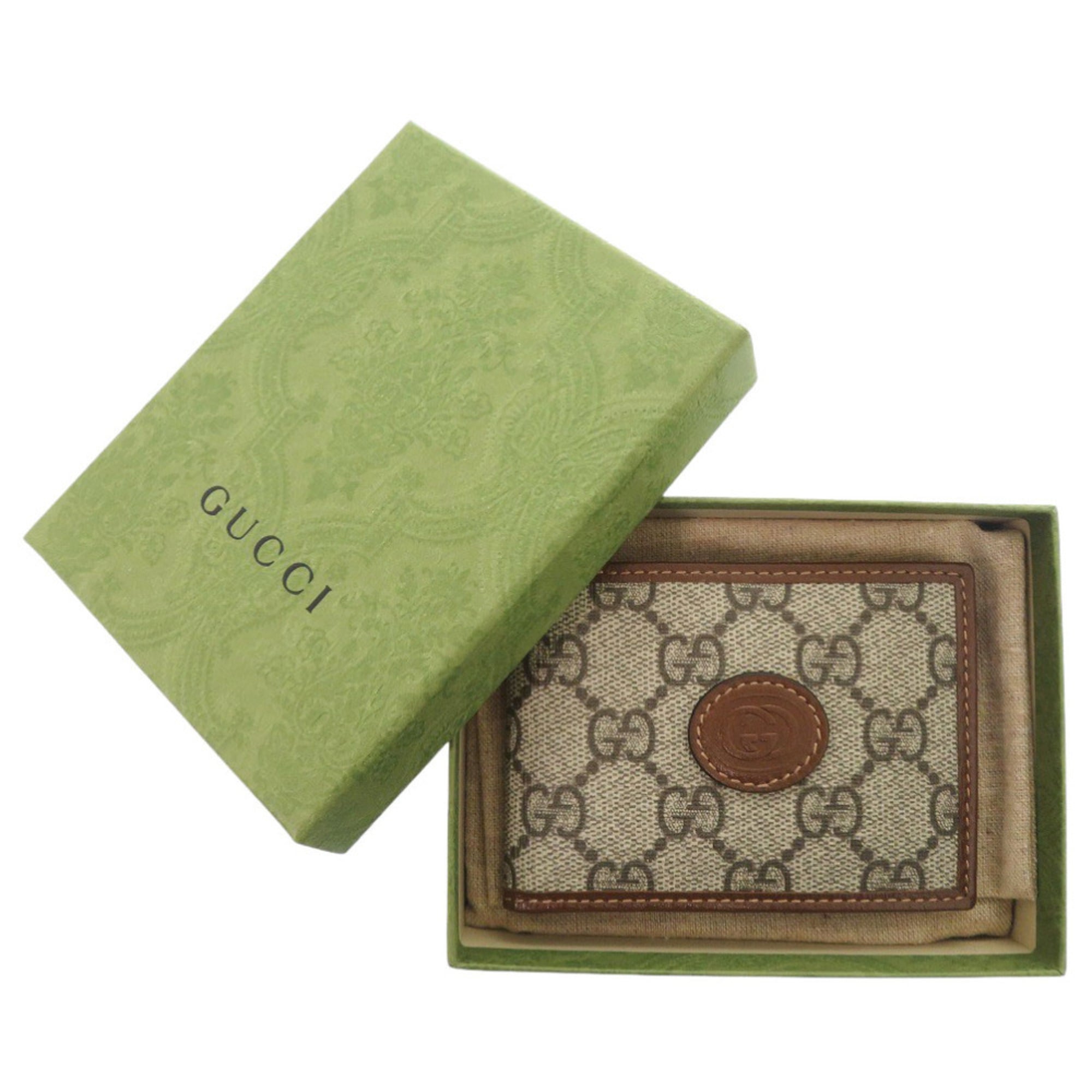Gucci Beige Gg Supreme Wallet (Bi-Fold) (Pre-Owned)