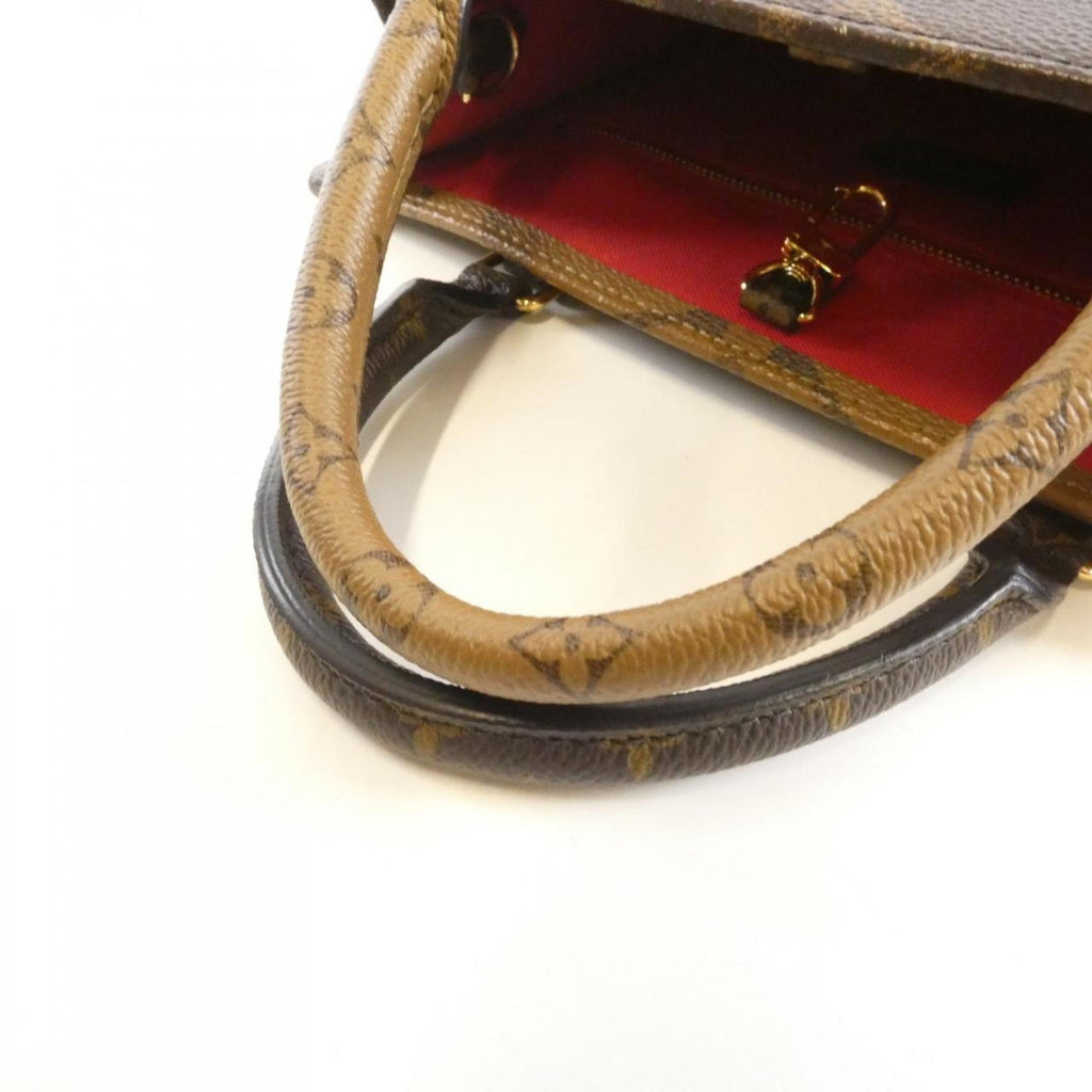 Louis Vuitton Marron Coated Canvas Handbag