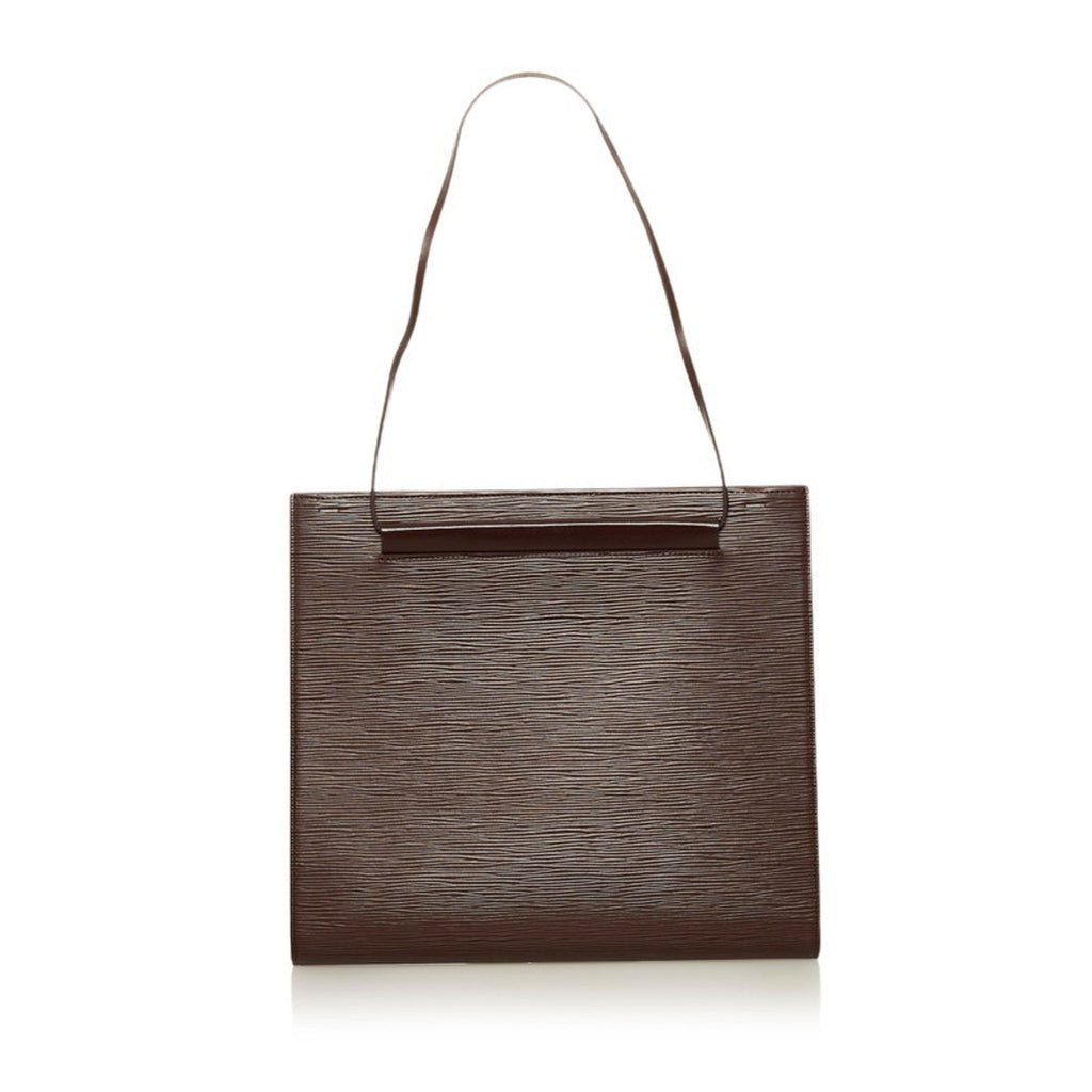 Louis Vuitton Epi Saint-Tropez Handbag Shoulder Bag M5246D Mocha Br Leather Women's LOUIS VUITTON