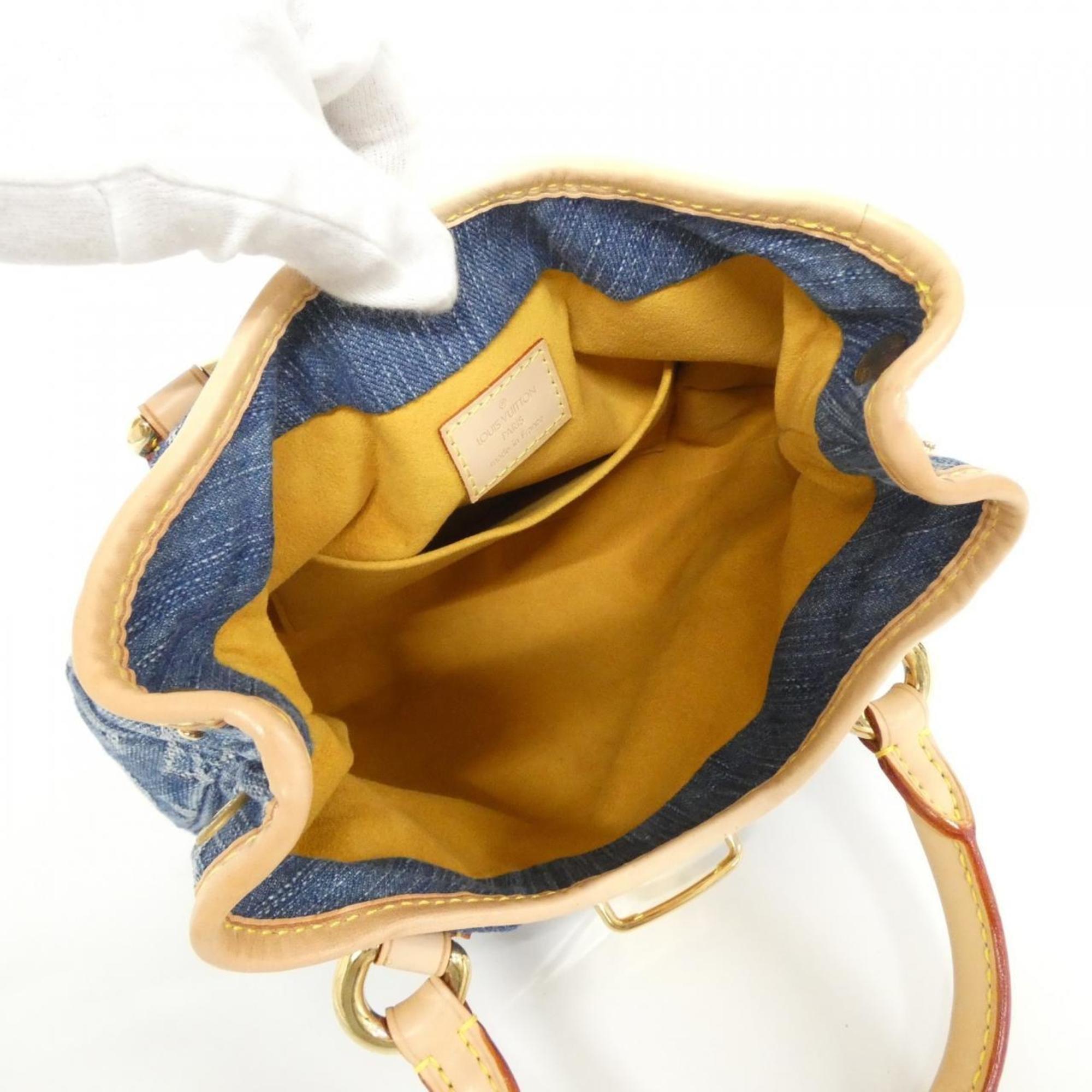 Louis Vuitton Blue Denim Handbag