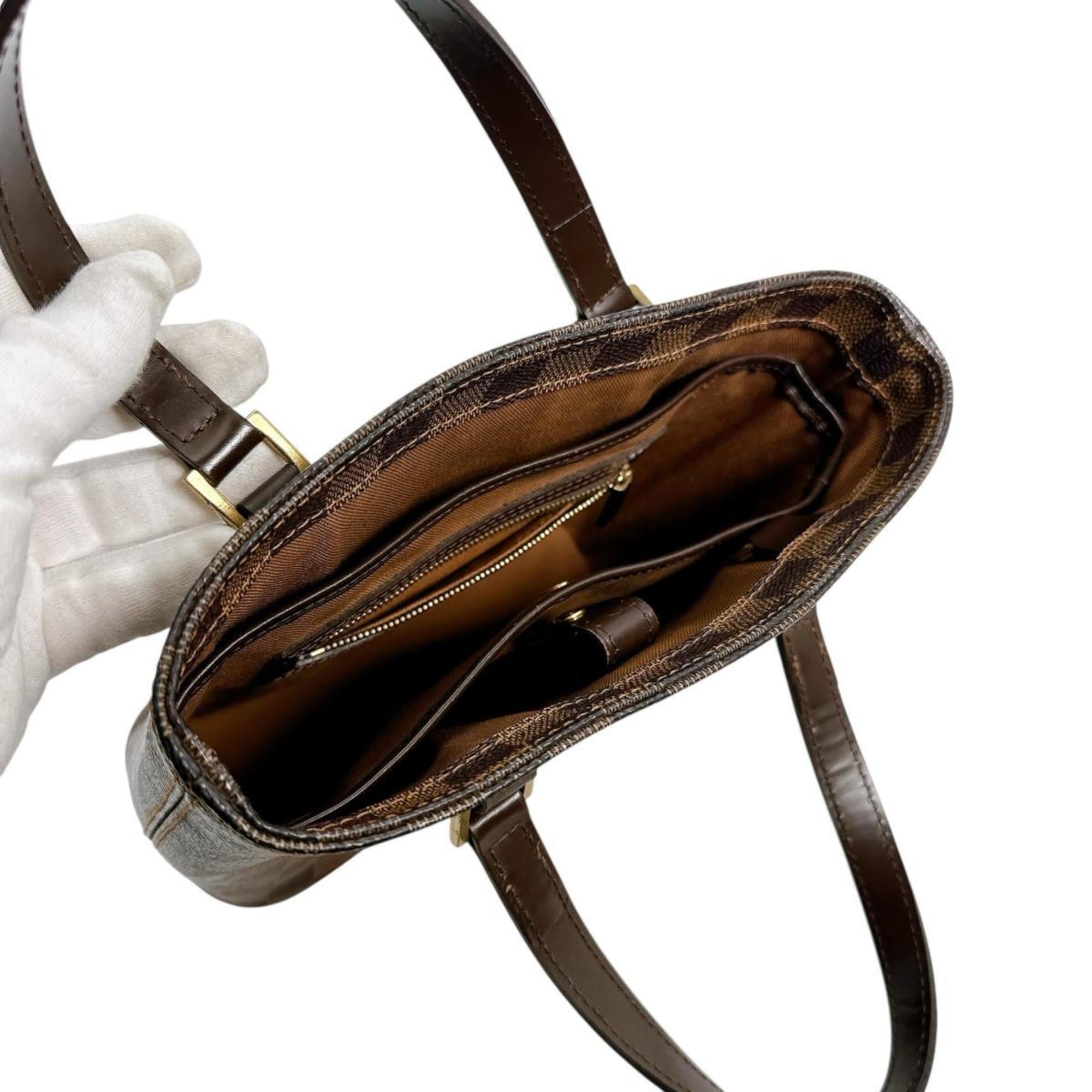 Louis Vuitton Damier Brown Damier Canvas Damier Canvas Handbag