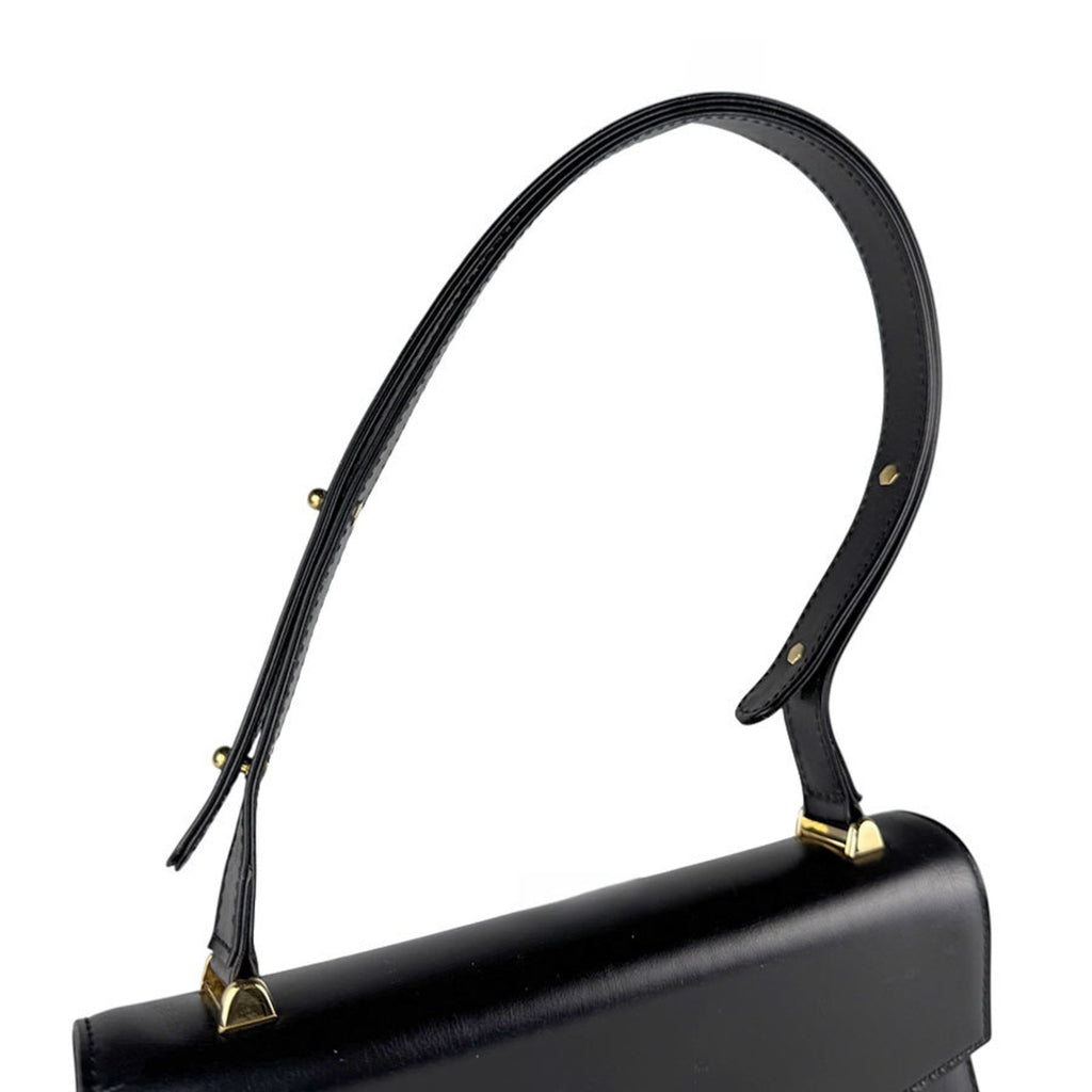 Louis Vuitton Noir Leather Shoulder Bag