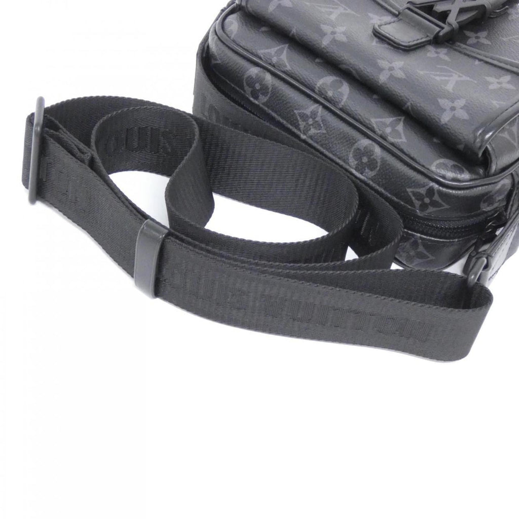 Louis Vuitton Black Coated Canvas Shoulder Bag