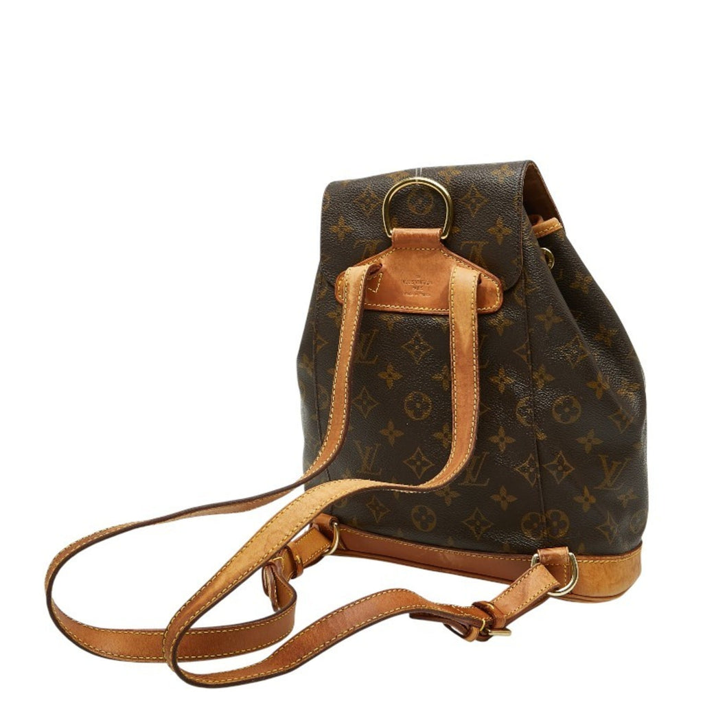Louis Vuitton Brown Pvc Leather Backpack