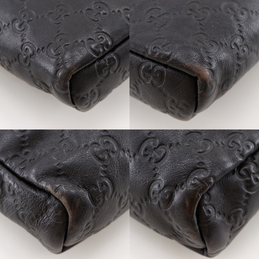 Gucci Brown Leather Shoulder Bag (Pre-Owned)