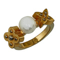 Louis Vuitton Gold Gold Plating Band Ring