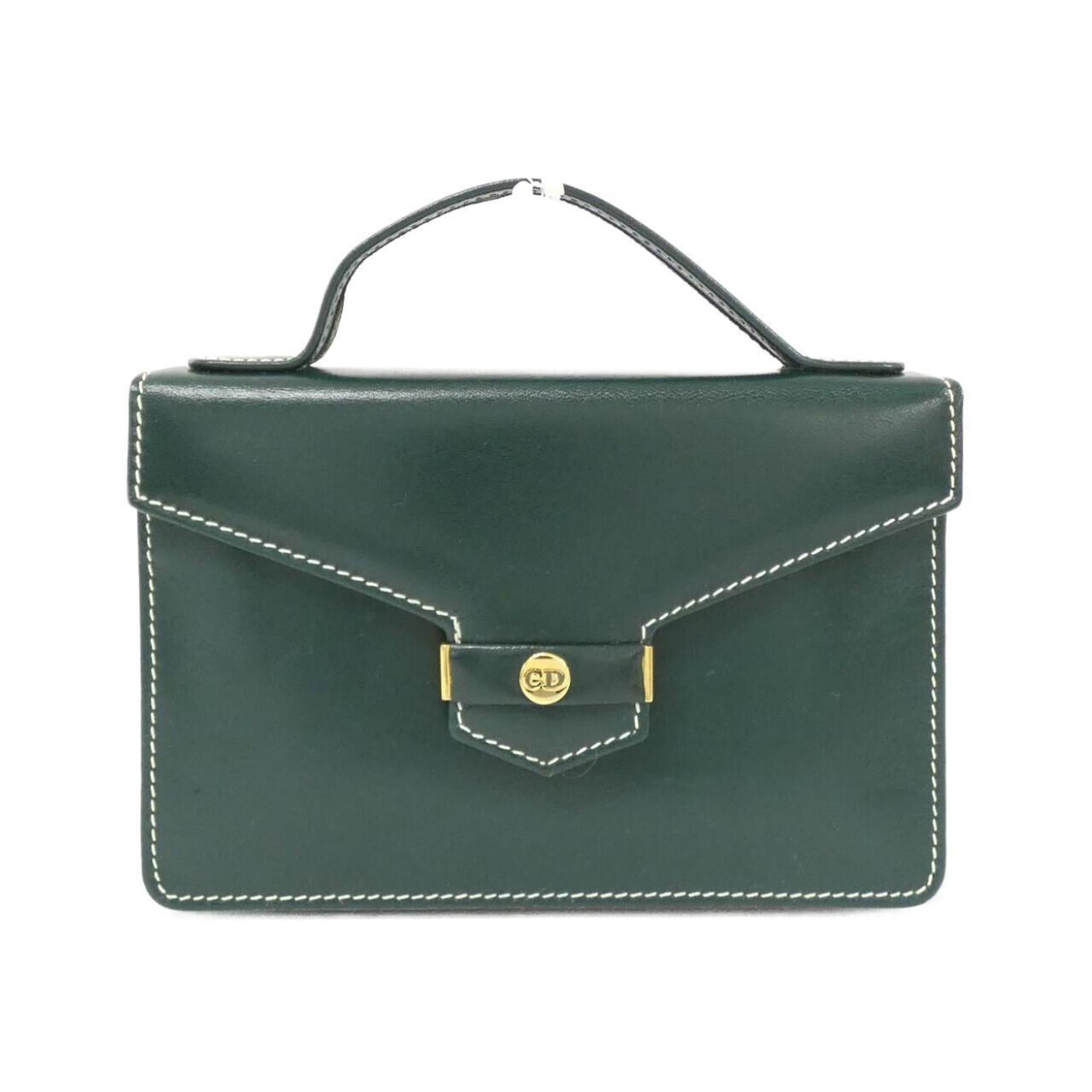Christian Dior Green Leather Handbag (Pre-Owned)