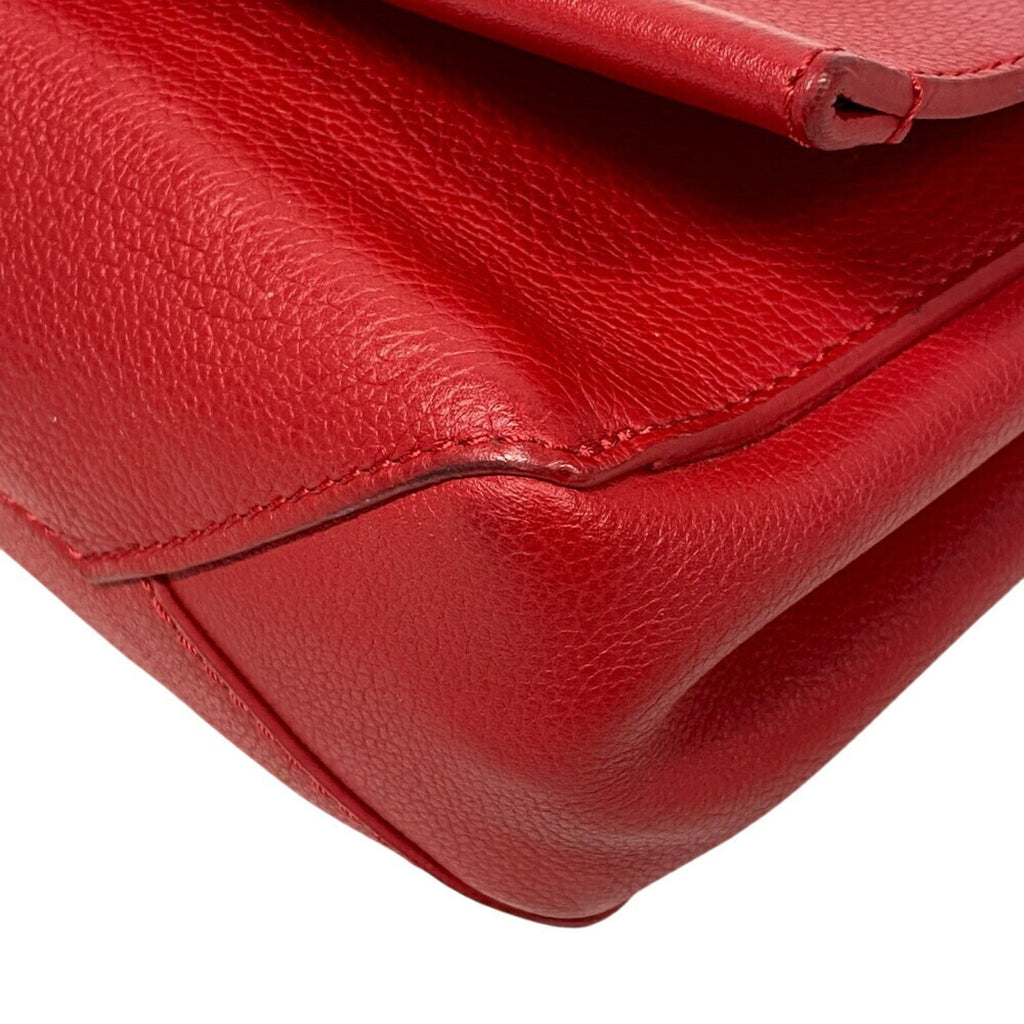Louis Vuitton Red Color Leather Shoulder Bag