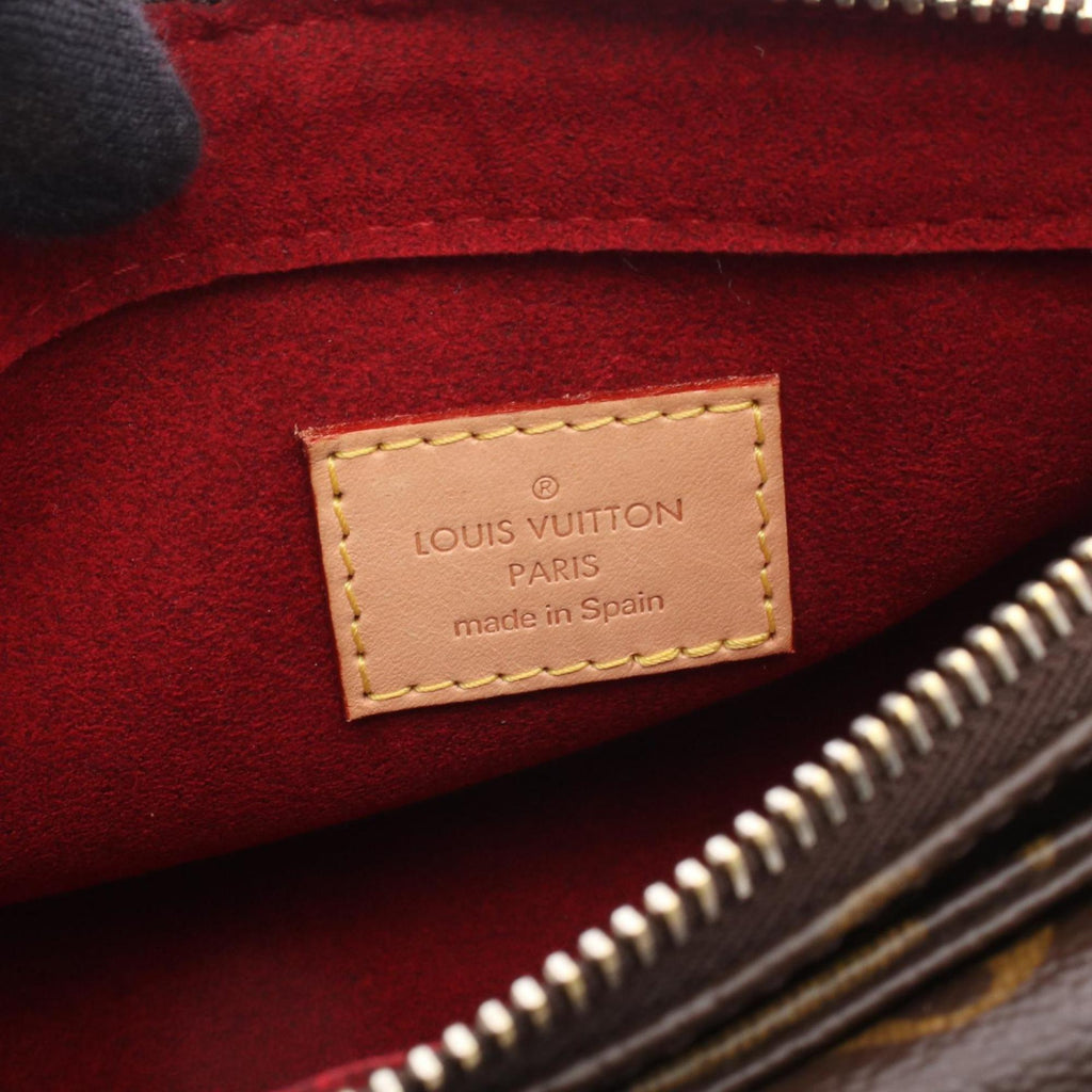 Louis Vuitton Brown Coated Canvas Pvc Monogram Leather Handbag Shoulder Bag