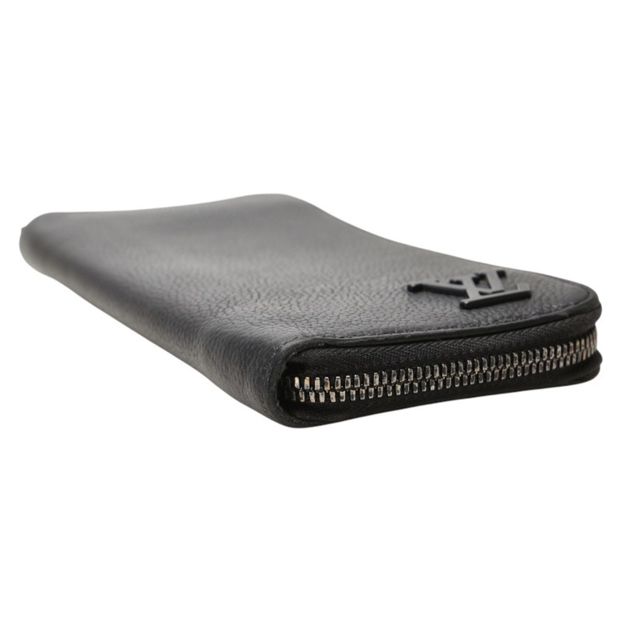 Louis Vuitton Black Noir Leather Long Wallet