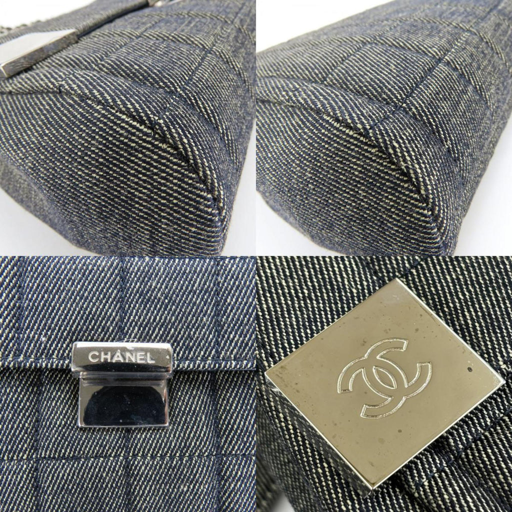 Chanel Navy Denim Shoulder Bag