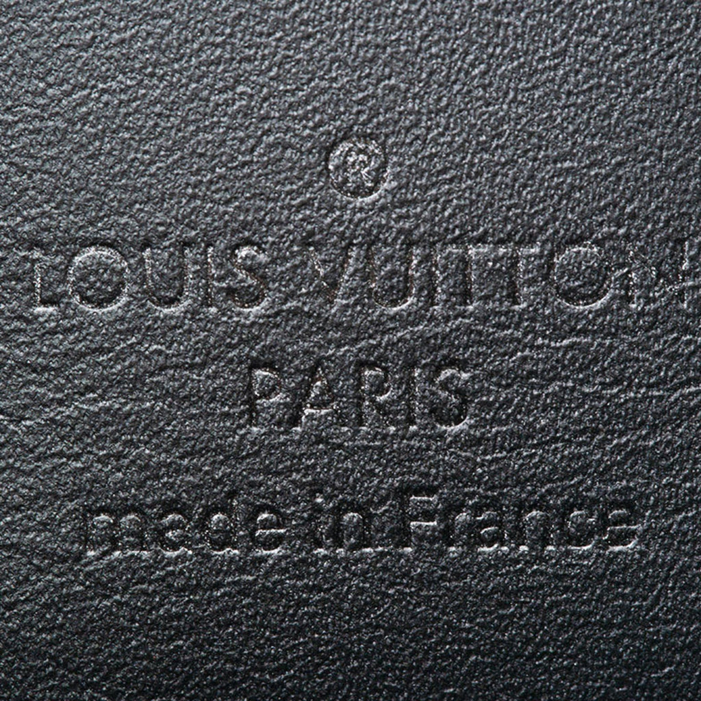 Louis Vuitton Black Monogram Shadow Clutch Bag Pochette