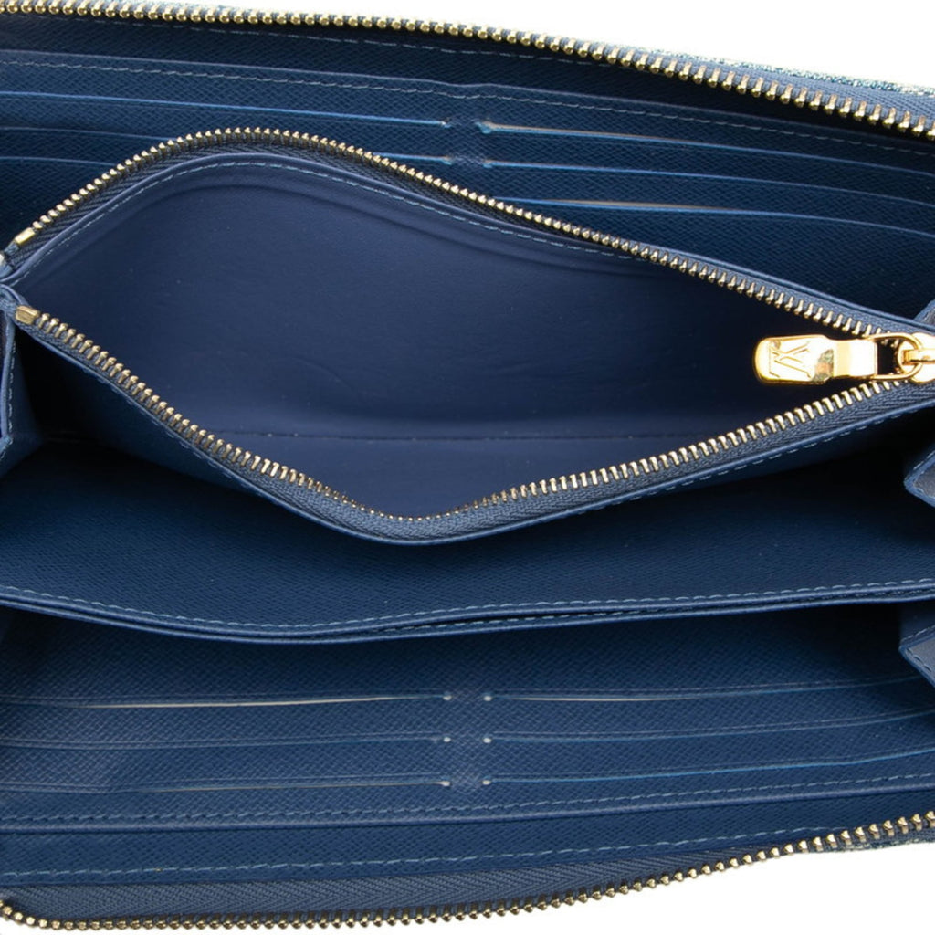 Louis Vuitton Light Blue Denim Long Wallet
