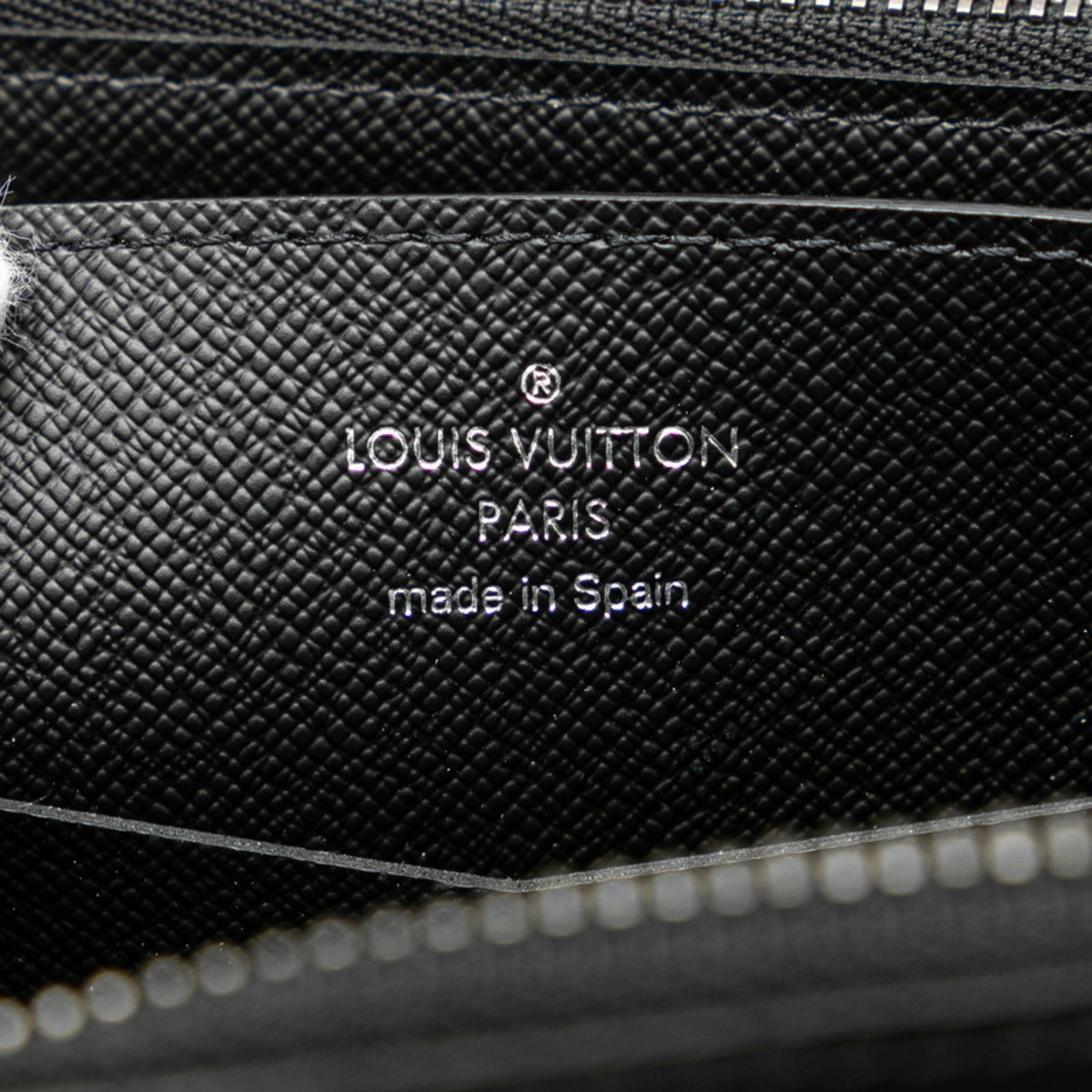 Louis Vuitton Black Pvc Leather Long Wallet