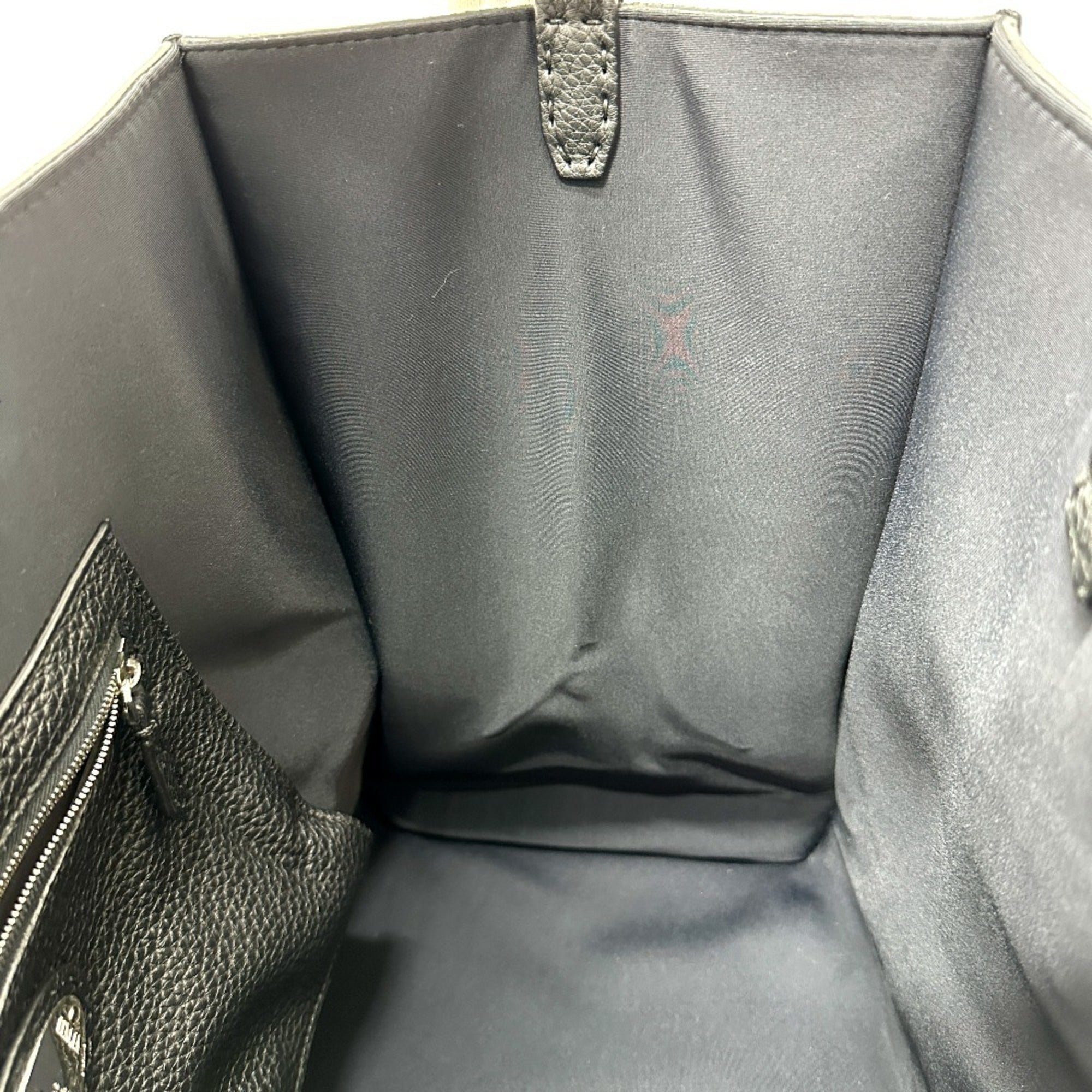 Fendi Selleria Black Leather Tote Bag