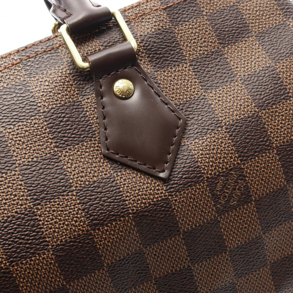 Louis Vuitton Brown Ebene Coated Canvas Leather Handbag
