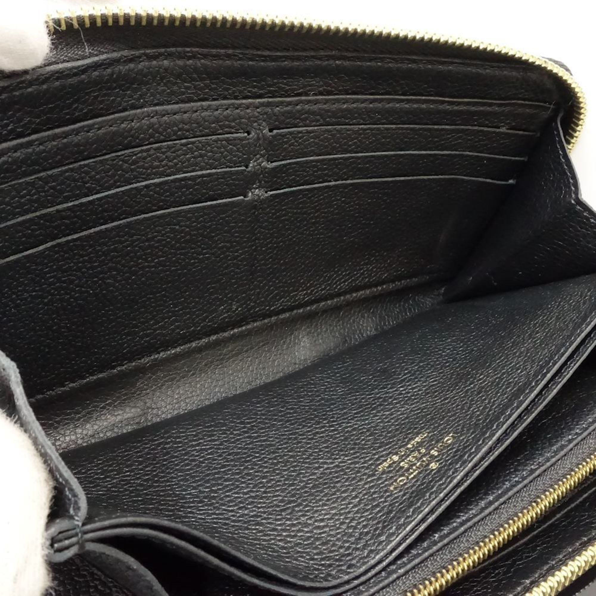 Louis Vuitton Beige Black Monogram Long Wallet