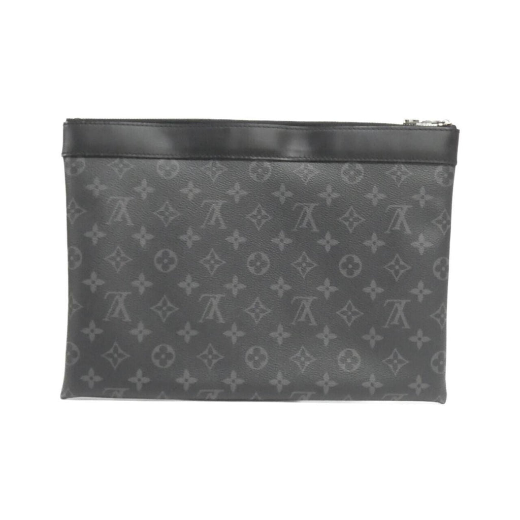 Louis Vuitton Black Coated Canvas Handbag Pochette