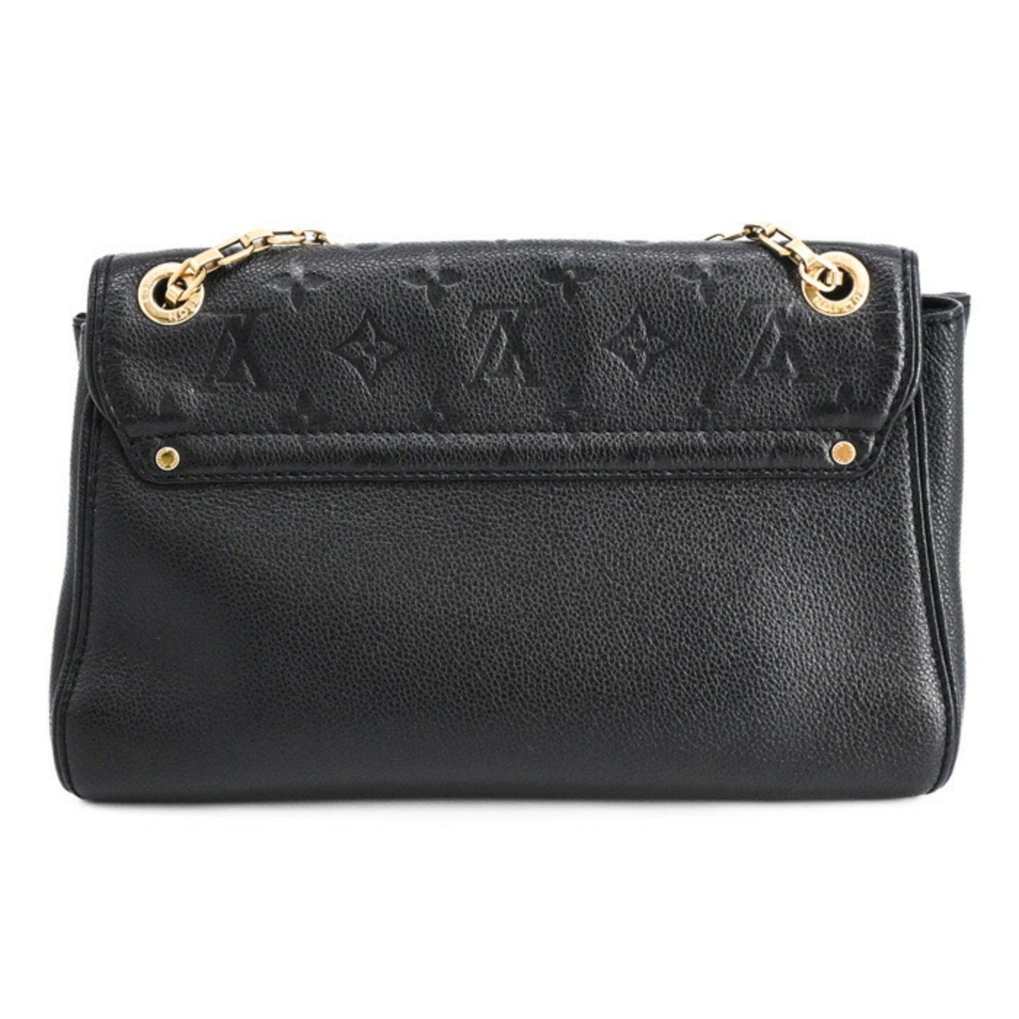 Louis Vuitton Black Noir Monogram Empreinte Handbag Shoulder Bag