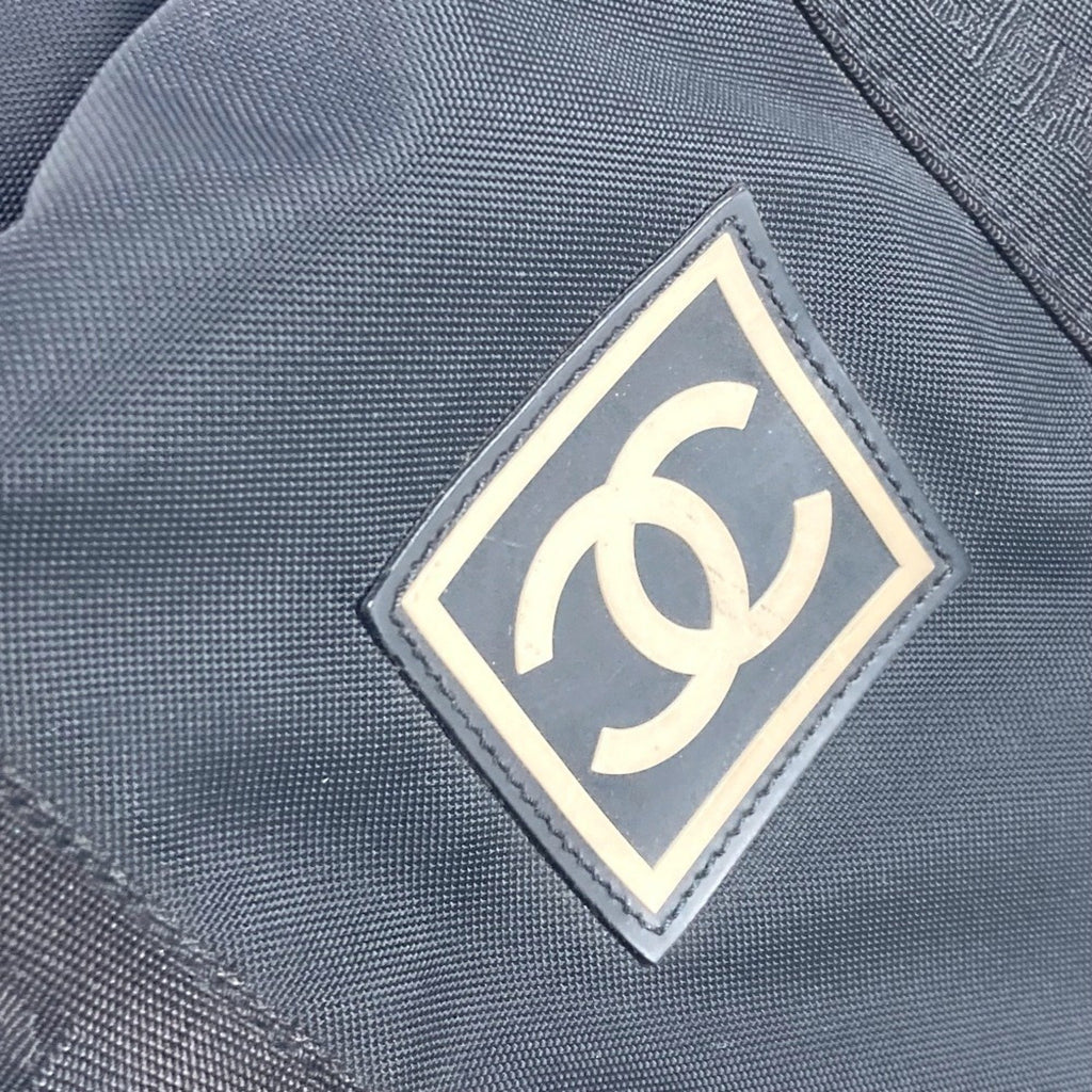 Chanel Black Nylon Boston Bag Shoulder Bag