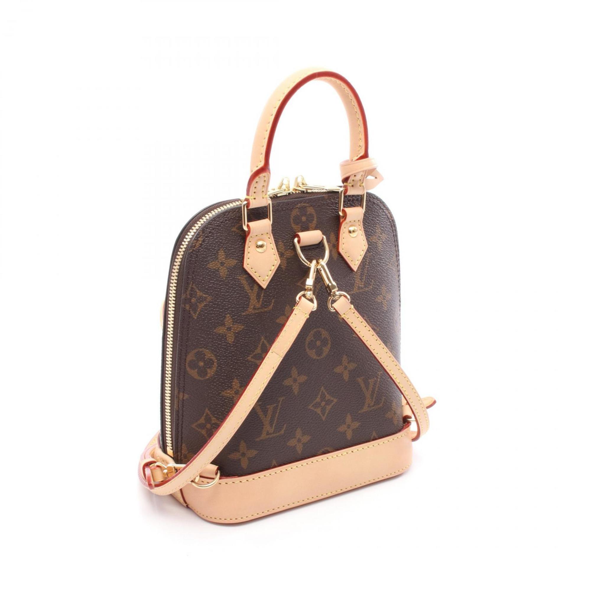 Louis Vuitton Brown Monogram Coated Canvas Backpack
