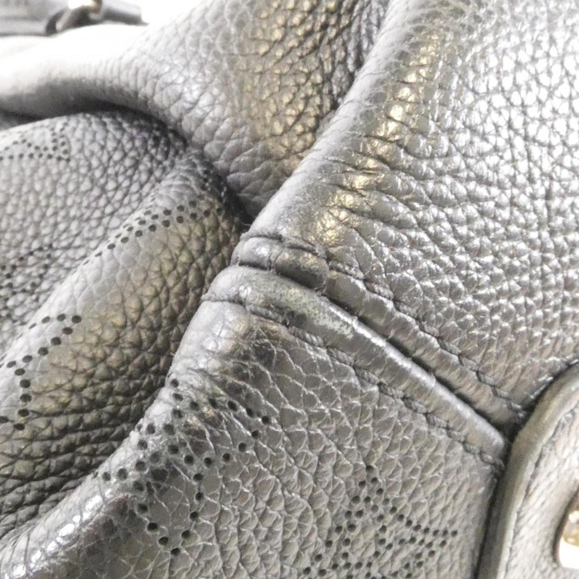 Louis Vuitton Black Leather Handbag