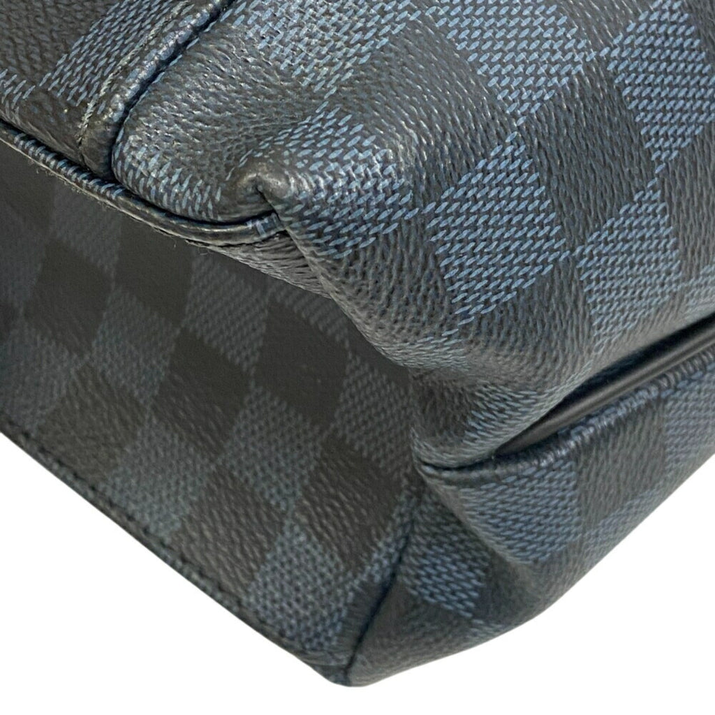 Louis Vuitton Damier Cobalt Gray Leather Backpack