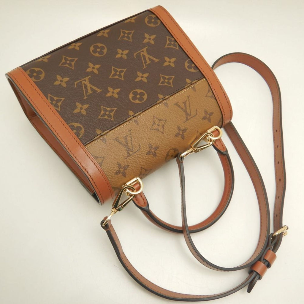 Louis Vuitton Monogram Reverse Brown Pvc Leather Handbag
