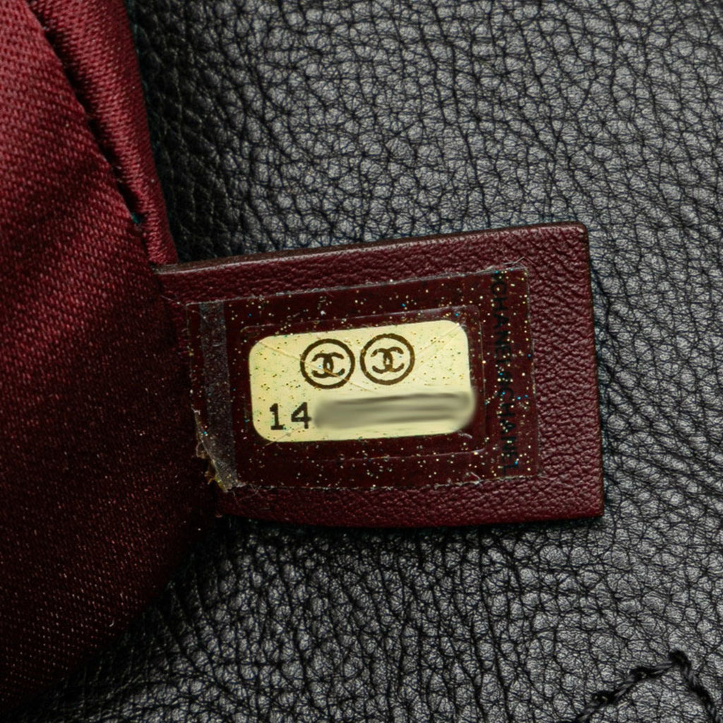 Chanel Black Leather Handbag Shoulder Bag