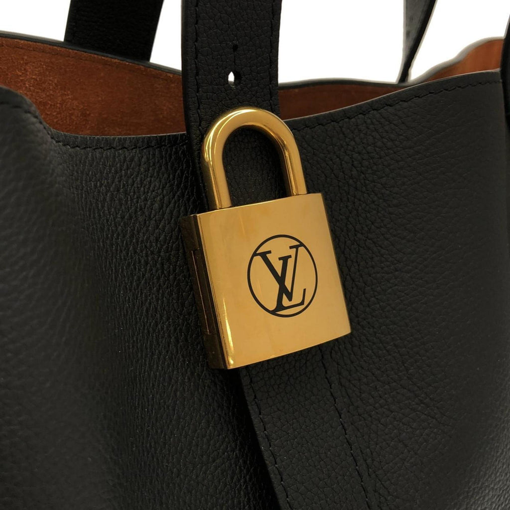 Louis Vuitton Black Leather Handbag