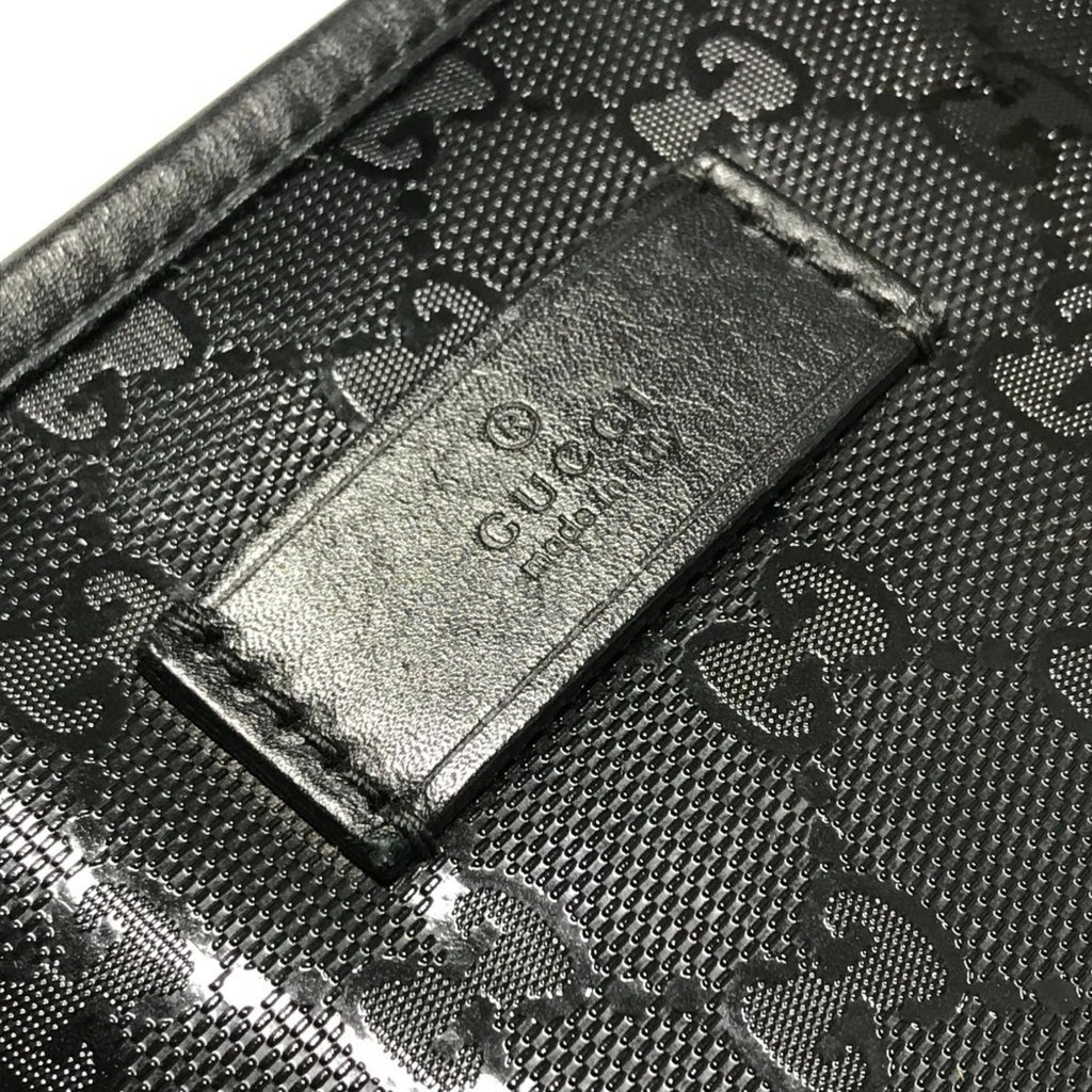 Gucci Gg Imprimé Black Gg Imprimé Shoulder Bag Tote Bag (Pre-Owned)