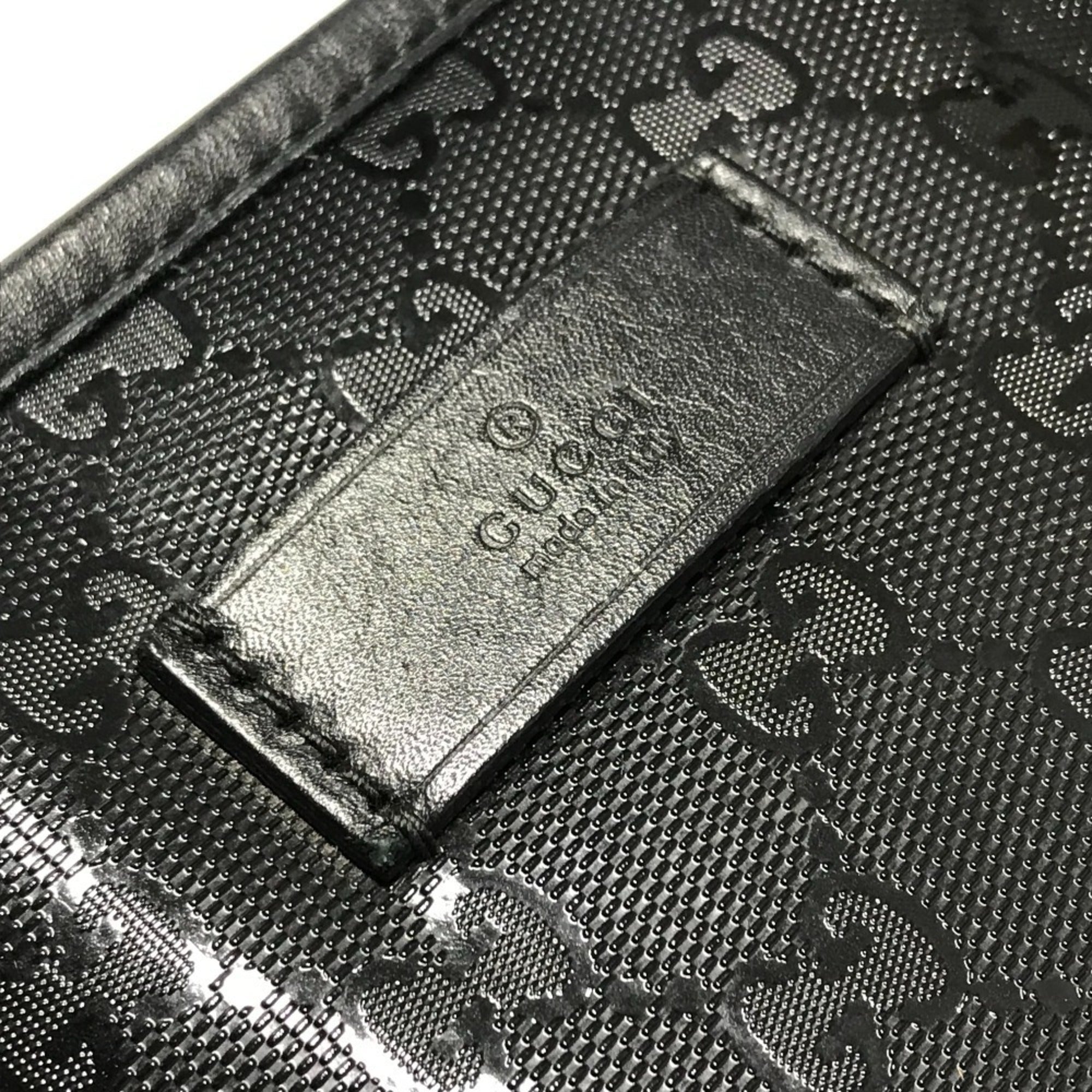 Gucci Gg Imprimé Black Gg Imprimé Shoulder Bag Tote Bag (Pre-Owned)