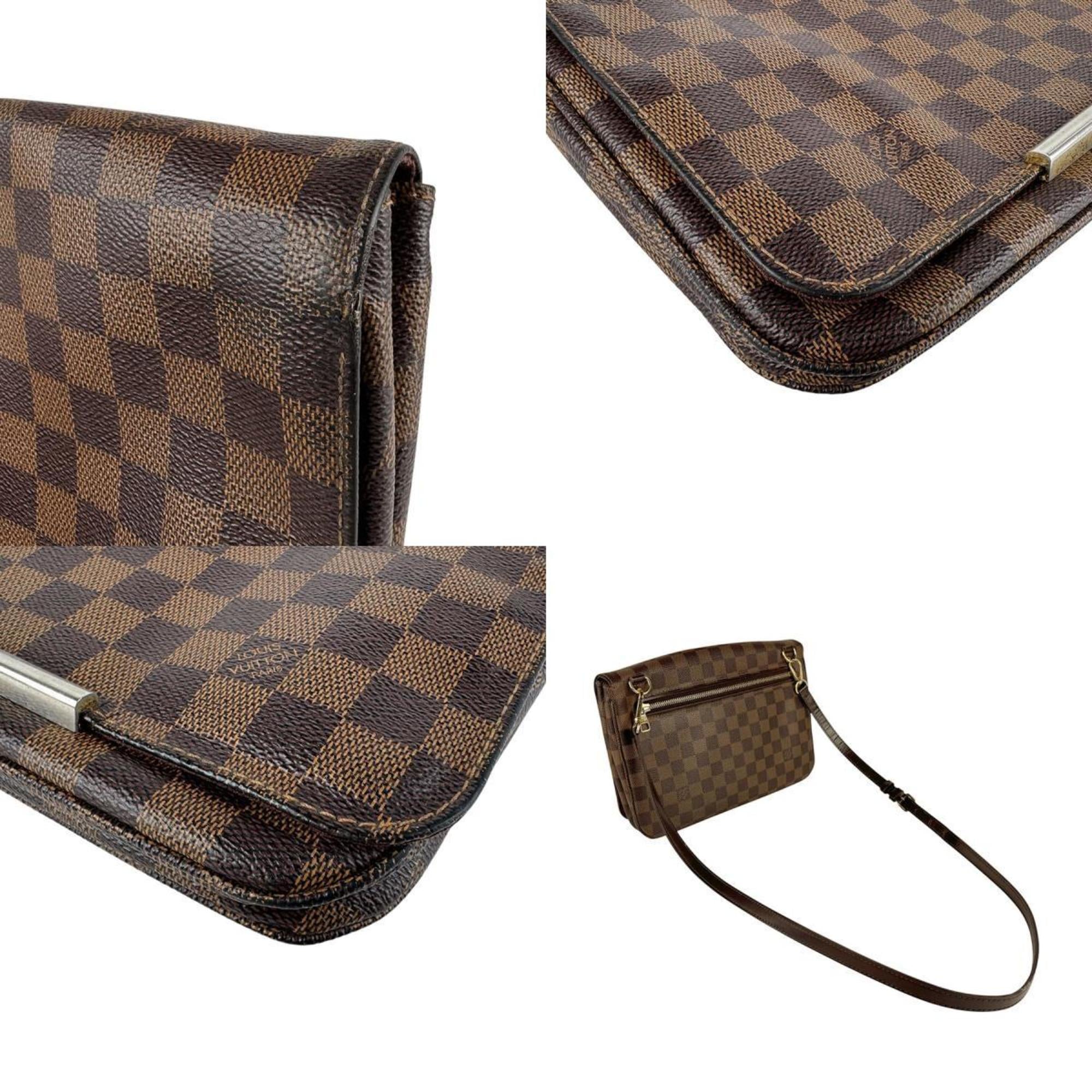 Louis Vuitton Brown Damier Canvas Galle Damier Canvas Shoulder Bag