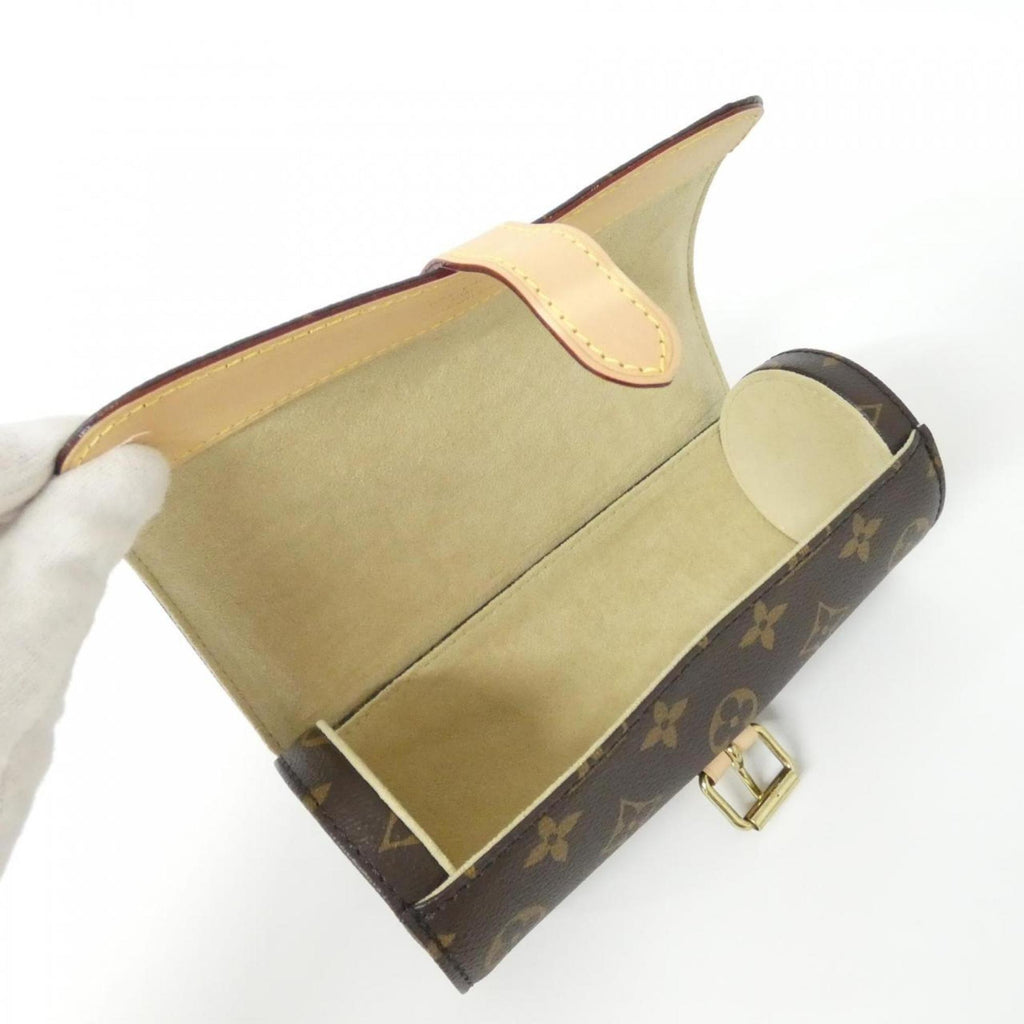 Louis Vuitton Brown Coated Canvas Pouch