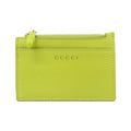 Gucci Green Leather Coin Purse/Coin Case (Pre-Owned)