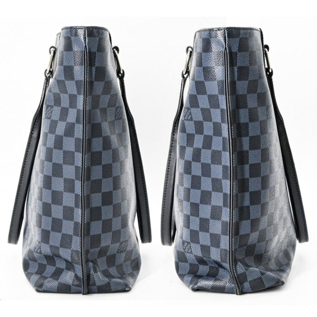 Louis Vuitton Damier Cobalt Black Blue Damier Graphite Tote Bag